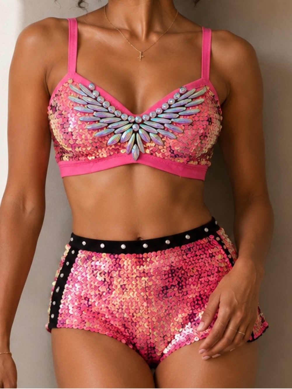 Custom Pink Dance Costume
